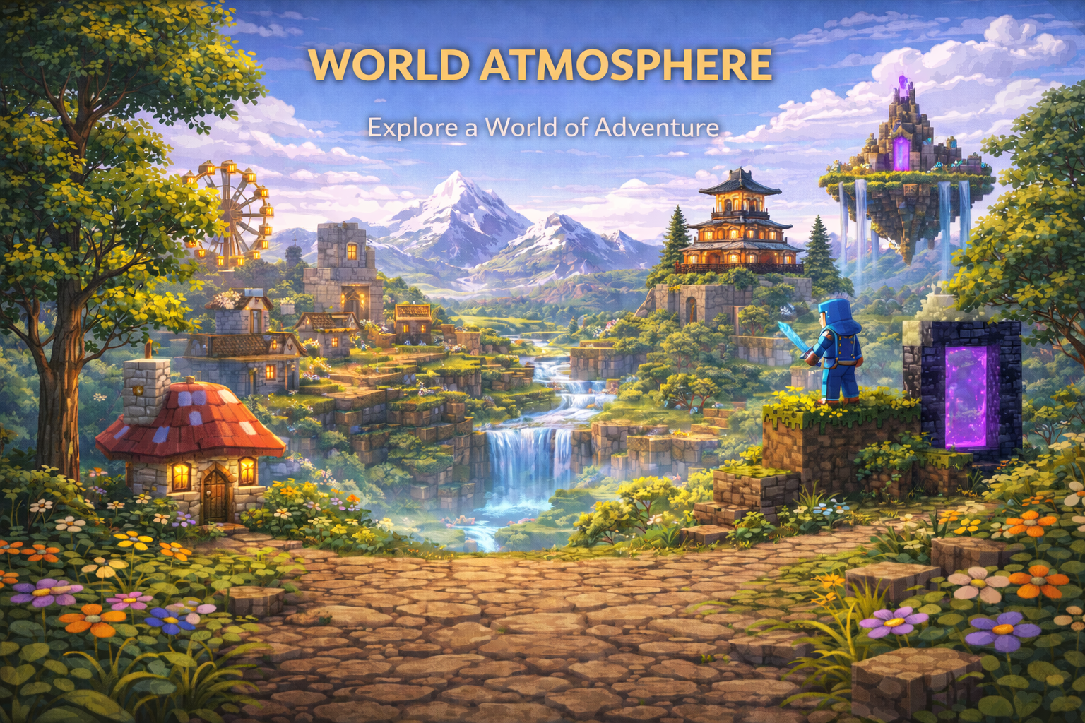 World atmosphere artwork showing the frontier of The Genesis Order